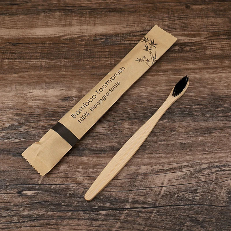 5本または15本セットのカラフルな歯ブラシ。天然竹製で、柔ら - Bamboo Toothbrush のレビューと価格