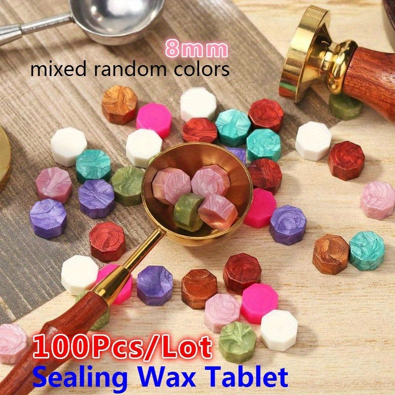 100個入りレトロシーリングワックス八角形スタンプシールビー - Beeswax Wrap のレビューと価格