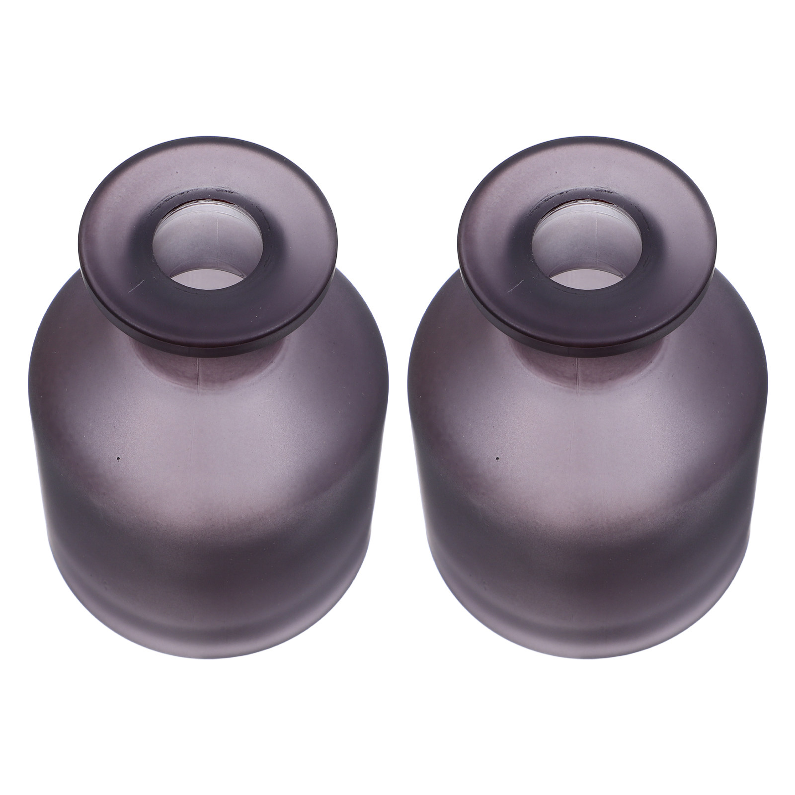2個入り ガラス製ディフューザーボトル ダークグレー 詰め替 - Reusable Bottle のレビューと価格