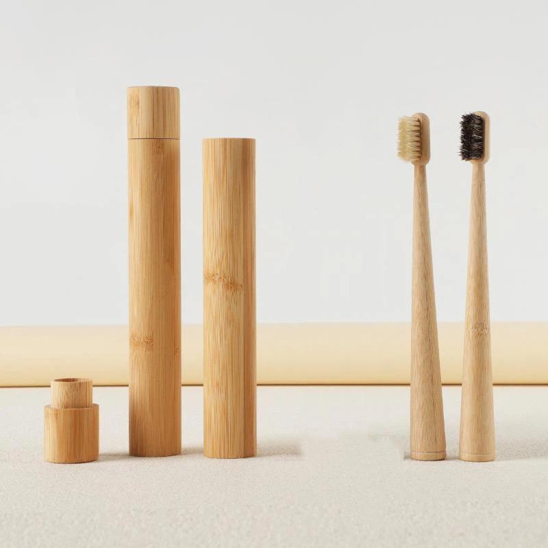 1本入り／4本入り 馬毛と竹を使用した歯ブラシ。高級感のある - Bamboo Toothbrush のレビューと価格