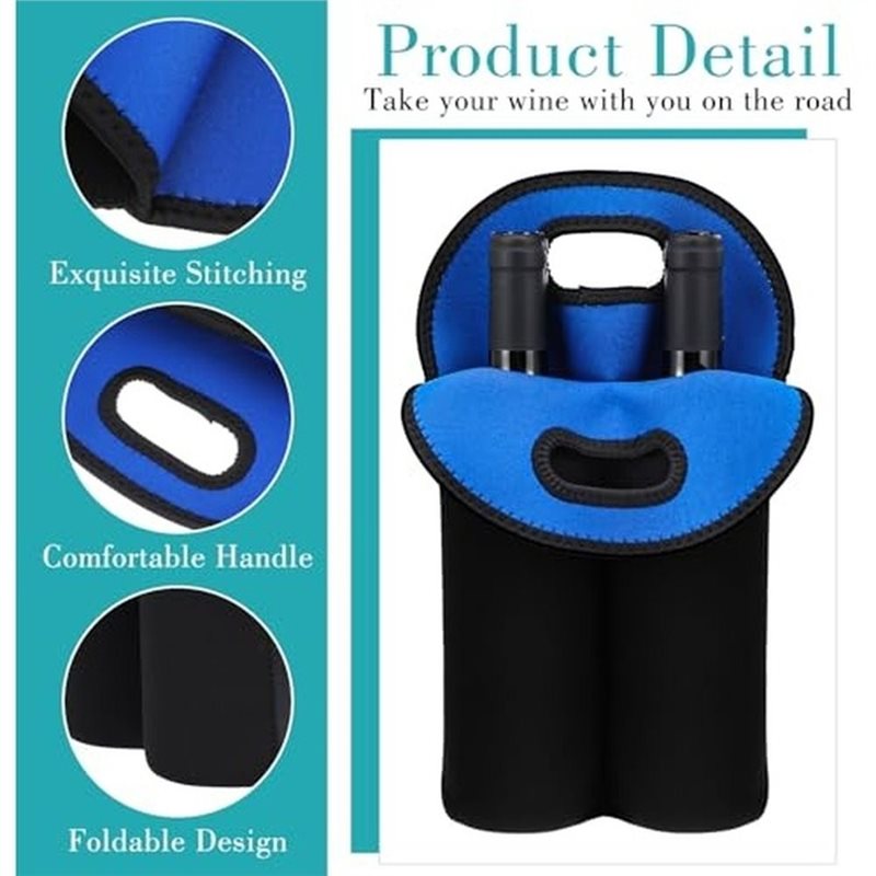 AAANワインキャリーバッグ。ボトルを保護し、持ち運びやすい - Reusable Bottle のレビューと価格