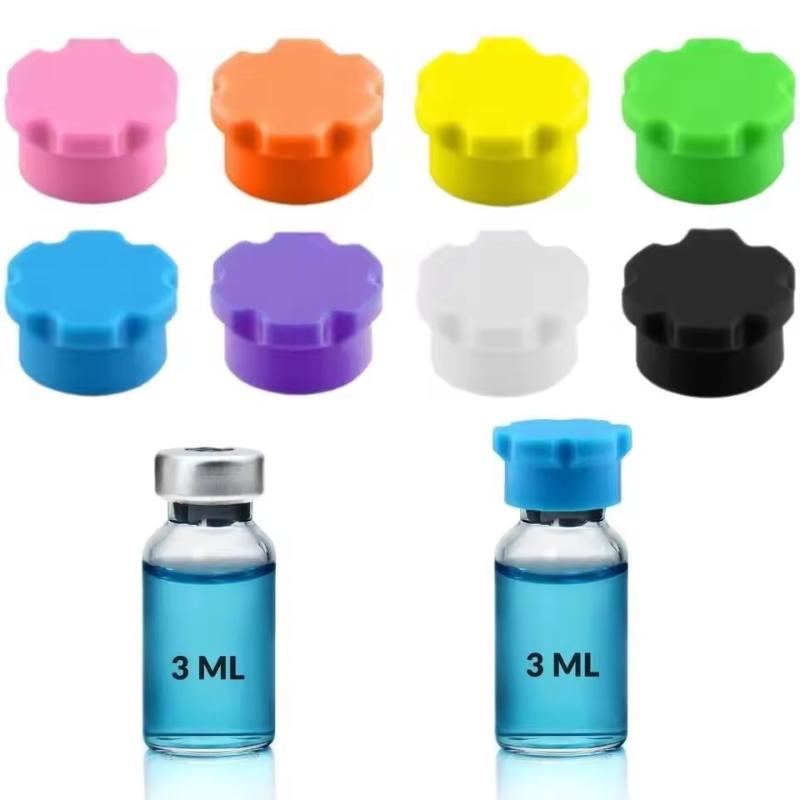 8個入り 再利用可能な滑り止めガラスバイアル用シリコンキャッ - Reusable Bottle のレビューと価格